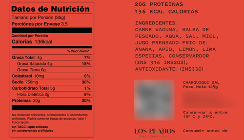 Charquiqui 125g A Granel Novillo Bola De Lomo Spicy