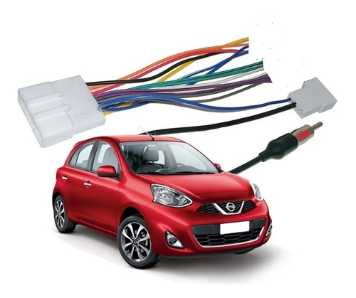 Kit De Plugs Do Som E Antena Nissan Livina Tiida March