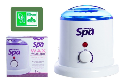 Kit Teknikpro Wax Warmer Fundidor De Cera + Cera 500gr