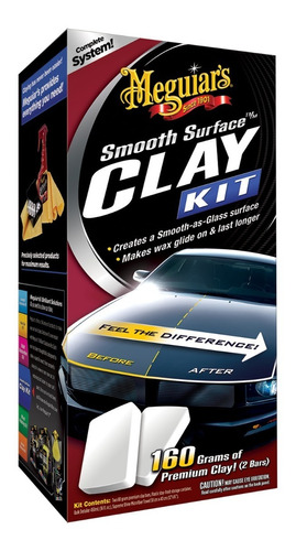 Meguiars Clay Kit Arcilla Plastilina Descontamina Auto G1016