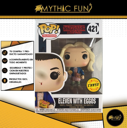 Funko Pop Stranger Things - Eleven With Eggos 421 Chase