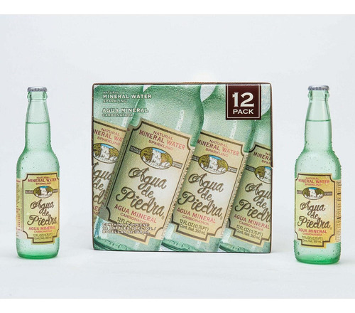 Pack De 12 Agua De Piedra Con Gas 360 Ml