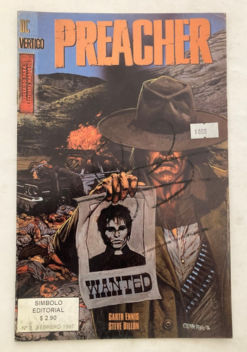 Comic De Autor: Preacher (predicador) #3. Editorial Columba