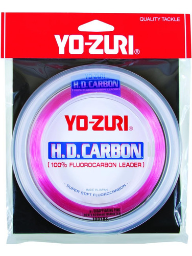 Yo-zuri H.d. Bobina De Muñeca De Fluorocarbono De 100 Yardas