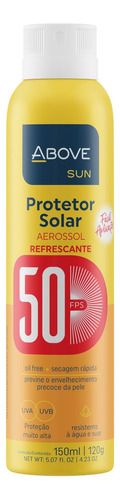 Protetor Solar Spray Above Fator 50 de 150ml