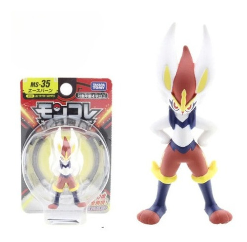 Pokemon Cinderace Moncolle Ms-35 5cm - Takara Tomy