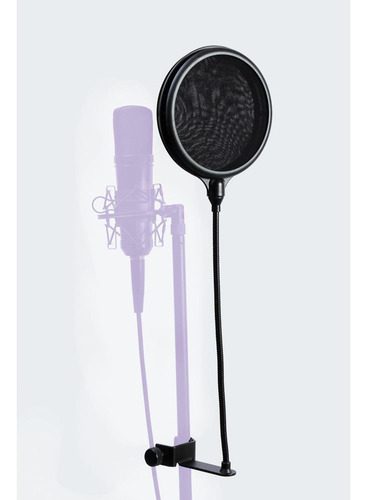 Pop-filter 6pol Com Tela Dupla On-stage Asfss6gb Preto