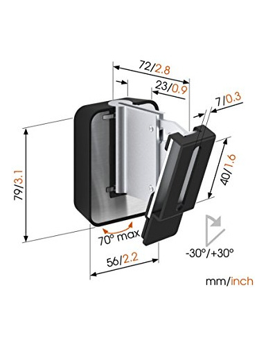 Soporte De Pared Para Altavoz Vogel's Sound 3200 | Máx. 5 Kg