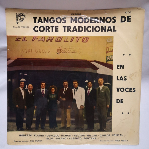 Roberto Florio Osvaldo Ramos Millan Tangos Modernos Lp Kktus