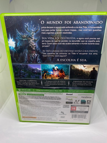 Jogo Risen 3 Titan Lords Xbox 360 Mídia Física