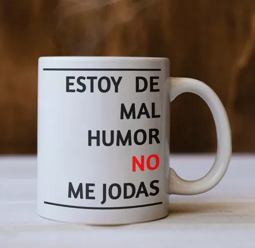 Taza De Ceramica Con Frase No Me Hables