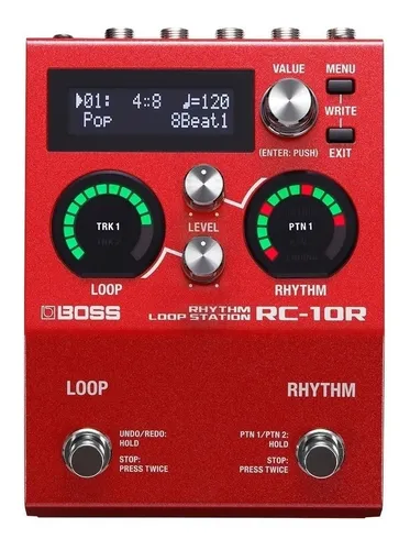 comprar Pedal de efecto Boss Rhythm Loop Station RC-10R rojo