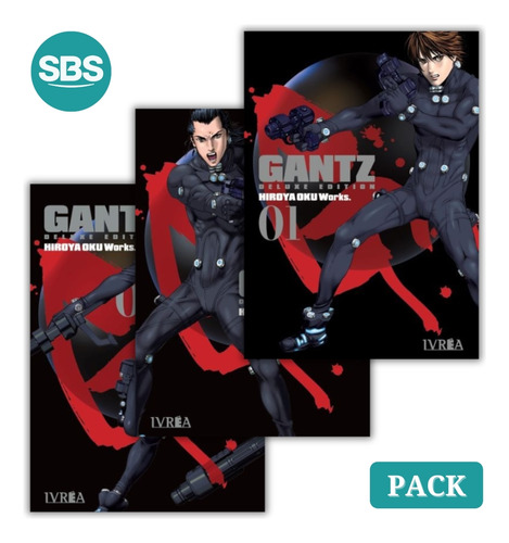 Pack Gantz Vol. 1 Al 3 - 3 Libros