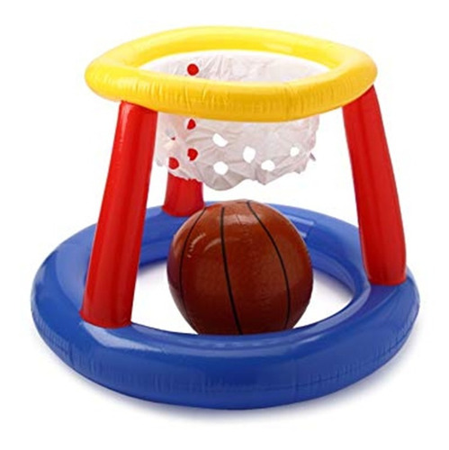 Juego Piscina Cancha Baloncesto Inflable  Basket 56506