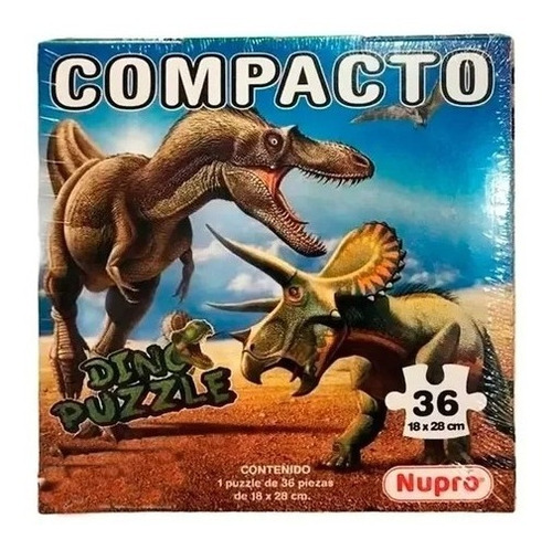 Juegos De Mesa Rompecabezas Puzzle Dinosaurios X 36pzs Nupro