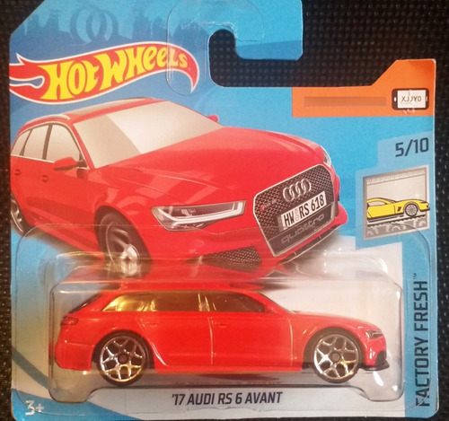 Priviet Audi Rs 6 Avant 2017 Rojo Hot Wheels Hw 1