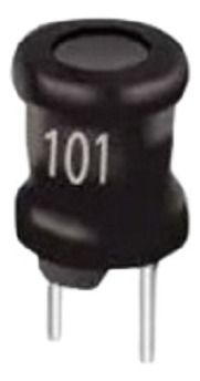 Indutor Radial 100uh X 3a Kit 10 Peças 8x8 Pic, Arduino, Arm