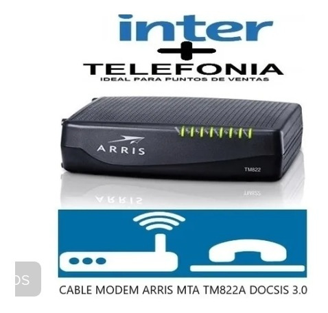 Módem Arris Tm822a Inter Mta 3.0 Telefonía (para Repuesto)