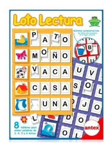 Juego  Loto Lectura  Aprender A Escribir Jugando Didáctico