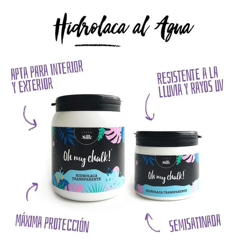 Hidrolaca Oh My Chalk! 1/2 L. Belgrano/ Envíos