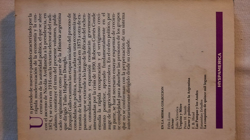 E.gallo R. Cortés Conde / La República Conservadora