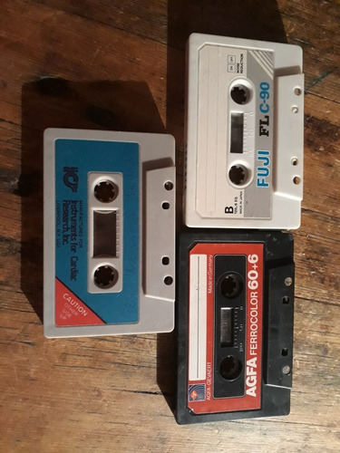 3 Cassettes Antiguos