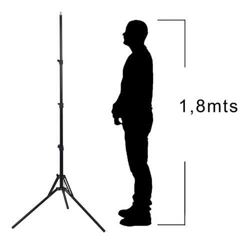 Imagen 3 de 4 de Kit Con 2 Paneles Led 50w, 2 Tripodes Alum Y Bolso