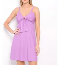 Comprar Vestido Curto Elastex Lilás Mercatto 