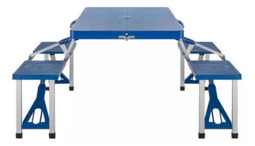 Mesa Plegable Picnic Campamento Portatil Camping 4 Bancos