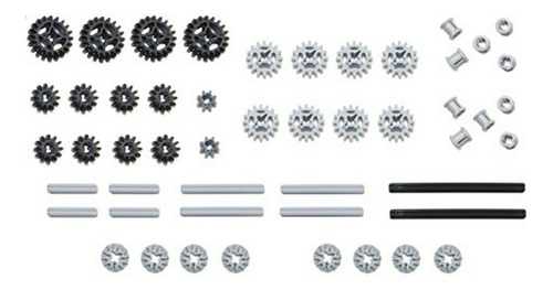 Set De Engranajes Y Ejes  Technic 50pc.