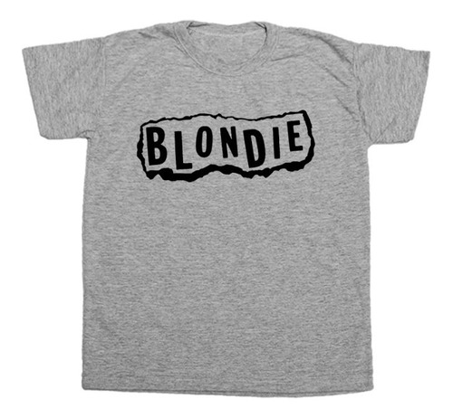 Remera Blondie Mod01 Algodón Unisex New Wave Rock Punk Pop