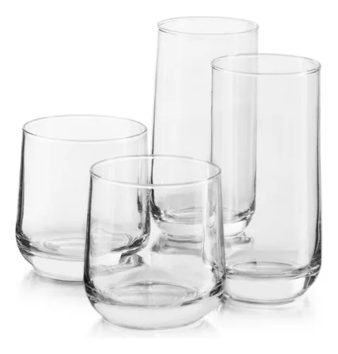 Set de 8 vasos de vidrio Libbey 6098/99