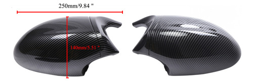 Carcaça Do Espelho Retrovisor Para Bmw E90e92 Preto