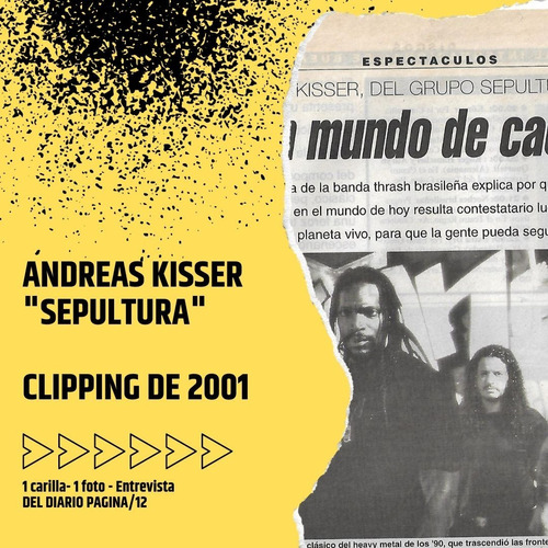 Clipping Entrevista A Andreas Kisser De Sepultura 2001