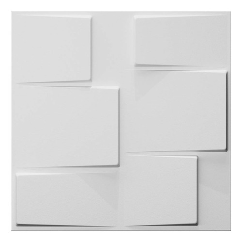 Art3d Paneles Decorativos 3d Diseño Cuadrado 12 Pcs Blanco