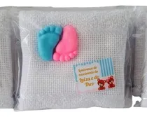 Comprar 10 Toalhinhas Com Pezinhos De Sabonete Lembrancinhas 