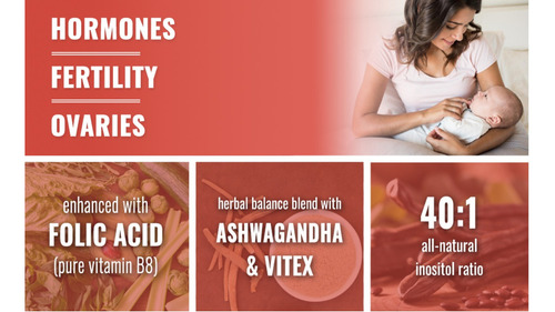 Myo Inositol & D-chiro 40:1 Ratio(90 Cápsulas) Hecho En E.u. Sabor Sin Sabor