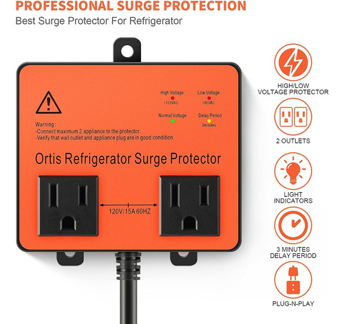 Protector Contra Sobretensiones Refrigerador, Protector...