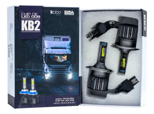 Kit Cree Led H4 Kb2 Chip Led Dob 42w Cooler Gtx 60000 Lm 24v