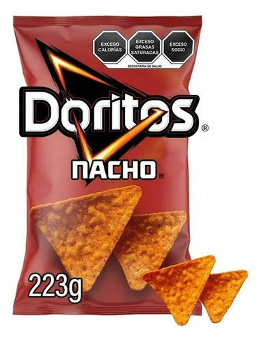 Nuevo Botana Sabritas Doritos Nacho Queso Sabor A Chile 223