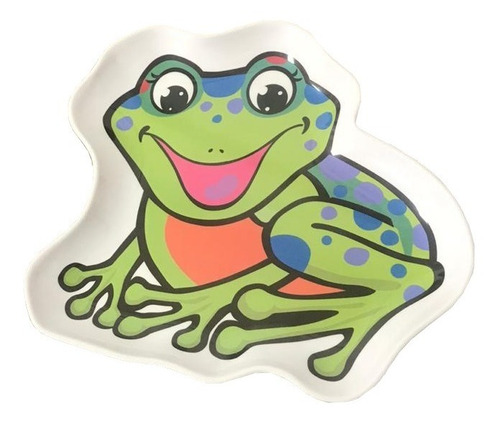 Imagen 3 de 7 de Plato Infantil Animales Melamina Oferta Silmar