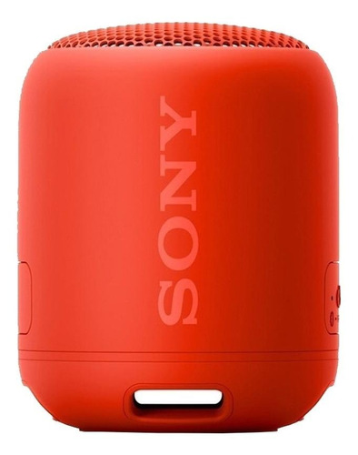 Alto-falante Sony Extra Bass XB12 SRS-XB12 portátil com bluetooth waterproof vermelho 
