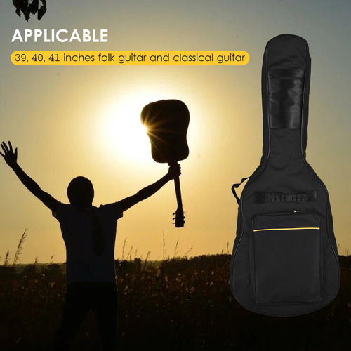 Yue Funda For Guitarra 41: Buey Grueso, Acolchada Y Con