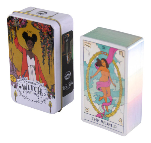 Tarot Modern Witch Caja Metálica 78 Cartas Baraja Mazo + Pdf