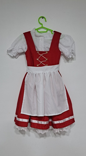 Traje Típico Colonia Tovar - Talla 4 - Disfraz Coloniera