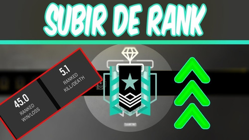 Boost Subir De Rank/elo Rainbow Six Pc