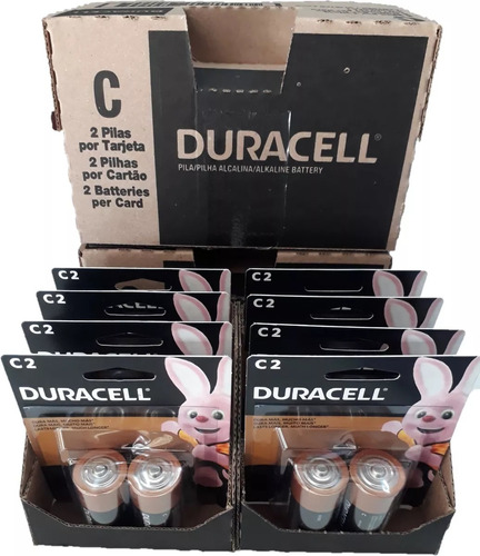 16 X Pilas C Mediana DURACELL Pilas Alcalinas 1.5V