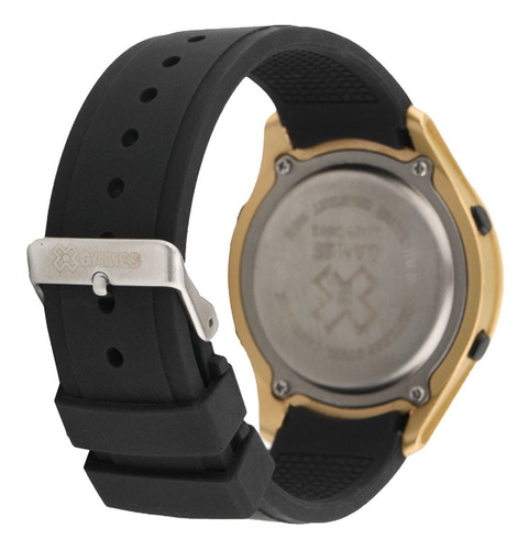 Relógio X Games Digital Dourado Xmppd602 Pxpx Silicone