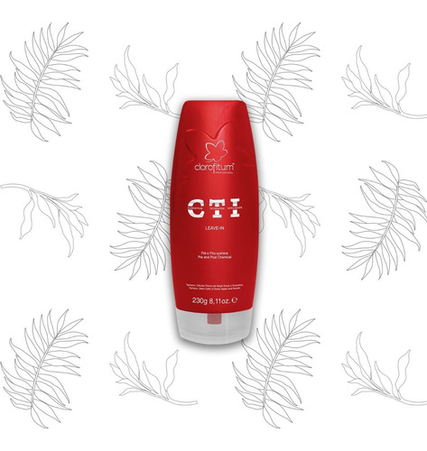 Kit 02 Leave-in 230ml - Cti Pré E Pós-química Clorofitum