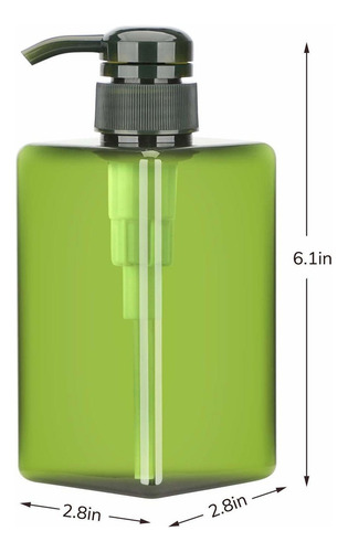 Nn 3pcs 450ml Lotion Cream Dispenser Bottle Jar